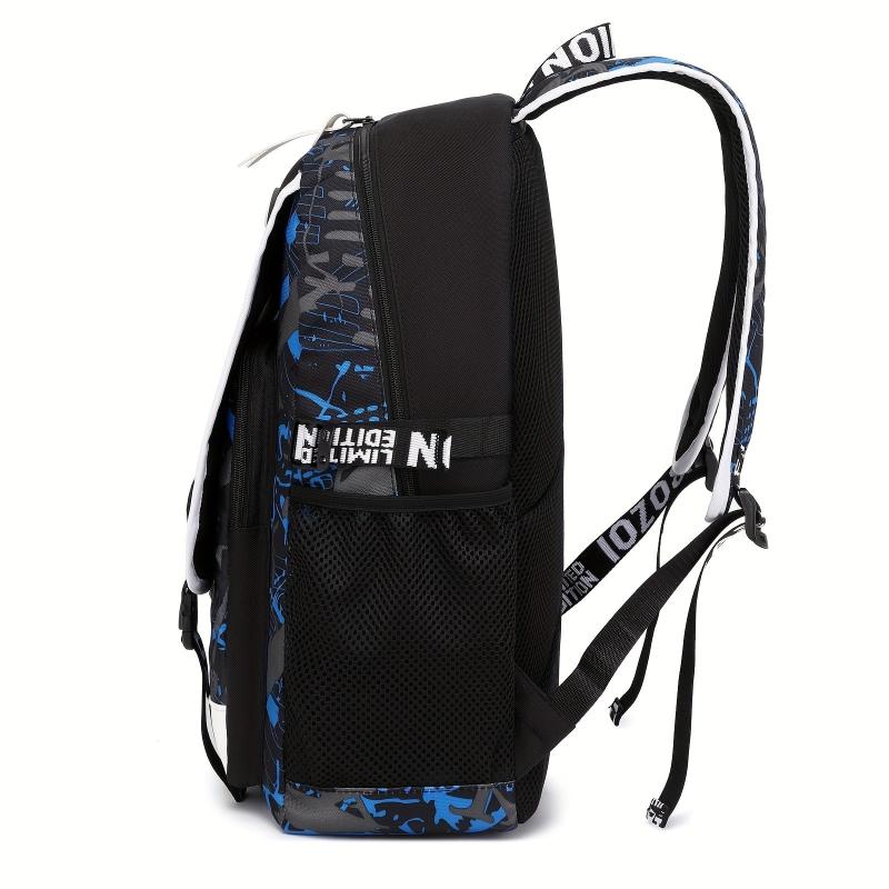 Luminous Large Capacity Travel Backpack Dacron Waterproof Laptop Daypack