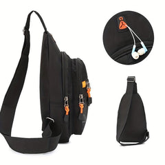 Men's Women's Chest Bag Single Shoulder Travel Fanny Bag