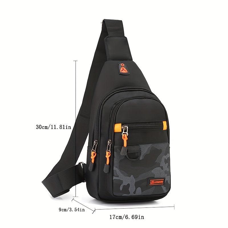 Men's Women's Chest Bag Single Shoulder Travel Fanny Bag