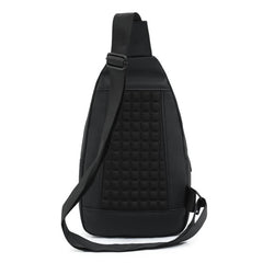 Men's Multifunctional Crossbody Bag with Earphone Hole
