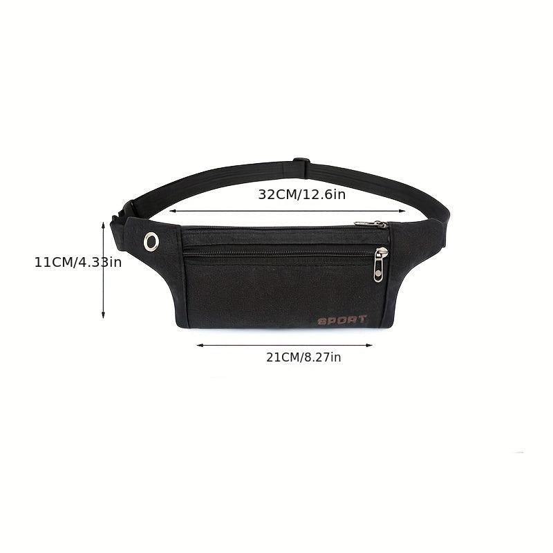Casual Outdoor Sports Canvas Waist Bag For Men Women