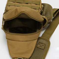 Men's Tactical Shoulder Bag With Bottle Holder