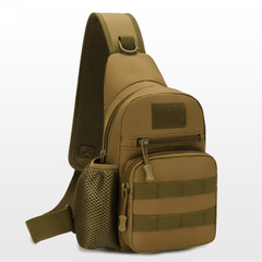 Men's Tactical Shoulder Bag With Bottle Holder