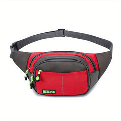 Men's Waterproof Sports Waist Bag Large Capacity Multifunctional Chest Bag