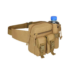 Men's Waist Pack Water Bottle Pouch Phone Bag Outdoor Sports