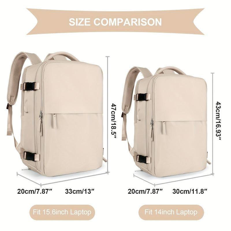 Functional Travel Backpack Laptop Schoolbag Lightweight Business Trip Bag