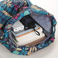 Classic Drawstring Backpack Portable Rucksack Women's Daypack