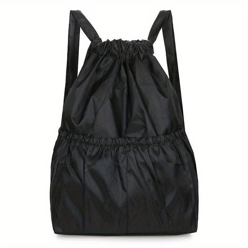Classic Drawstring Backpack Portable Rucksack Women's Daypack