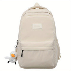 Large Capacity Duck Pendant Backpack Nylon Lightweight School Travel Bag