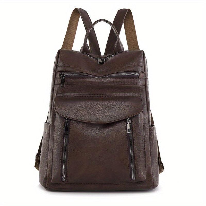 Vintage Pockets Backpack Anti theft Travel Daypack