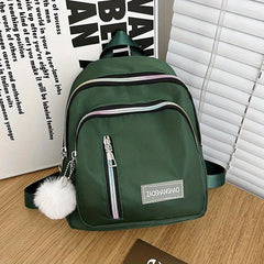 Versatile Nylon Backpack Small School Bag Lightweight Daypack