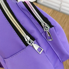 Versatile Nylon Backpack Small School Bag Lightweight Daypack