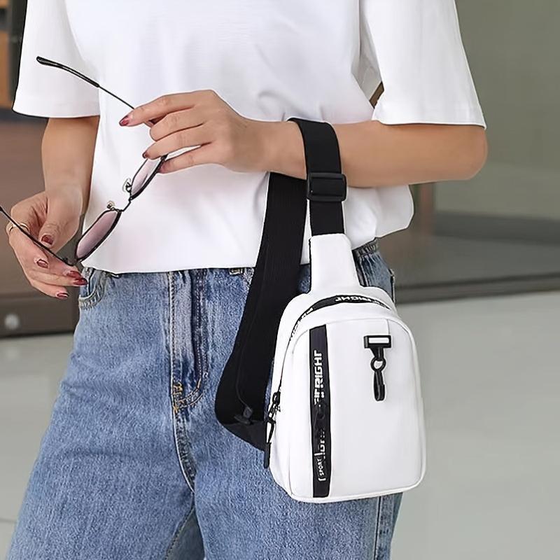 Women's Graphic Sling Bag Zipper Crossbody Purse