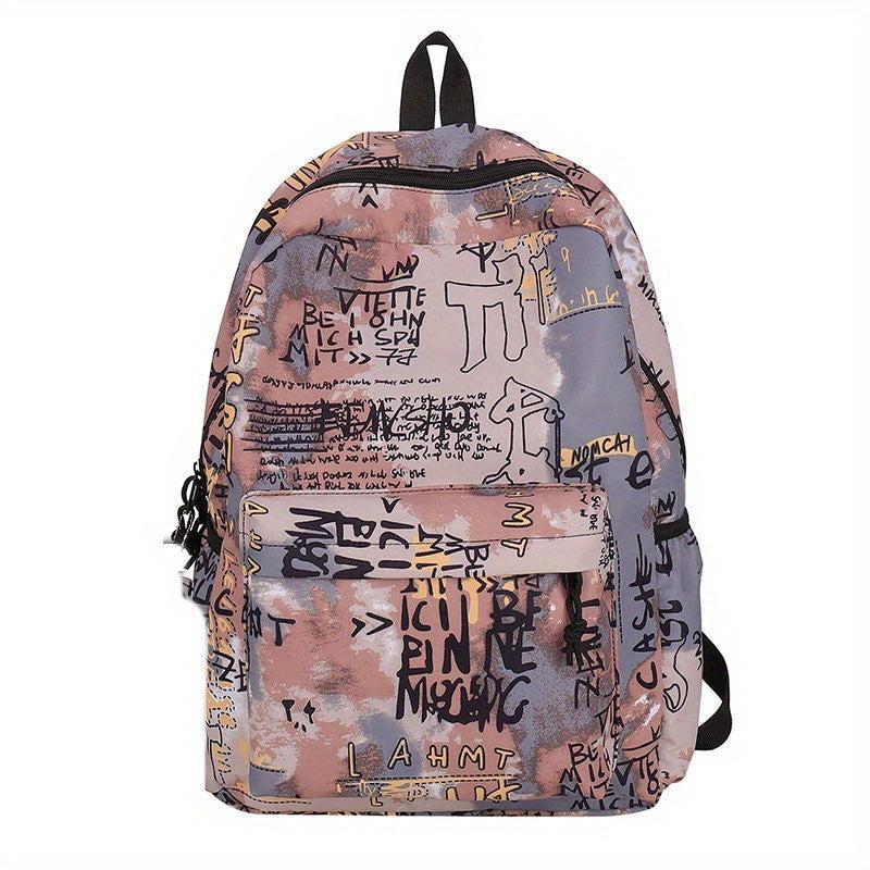 Graffiti Letters Backpack School Bag Travel Bookbag