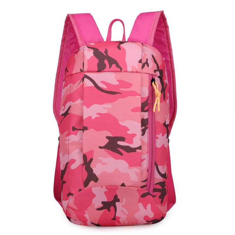 Waterproof Backpack Camouflage Pattern Gym Bag