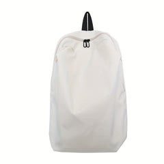 Preppy Style School Backpack Casual Nylon Laptop Bag