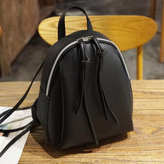 Stylish Mini Pink Backpack with Knot Detail