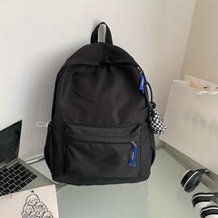 Large Capacity Preppy Backpack for College School Travel Girls