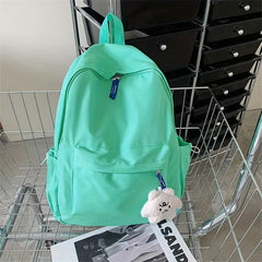 Large Capacity Preppy Backpack for College School Travel Girls
