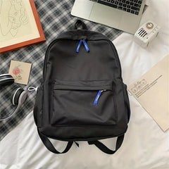 Large Capacity Preppy Backpack for College School Travel Girls