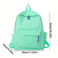 Large Capacity Preppy Backpack for College School Travel Girls