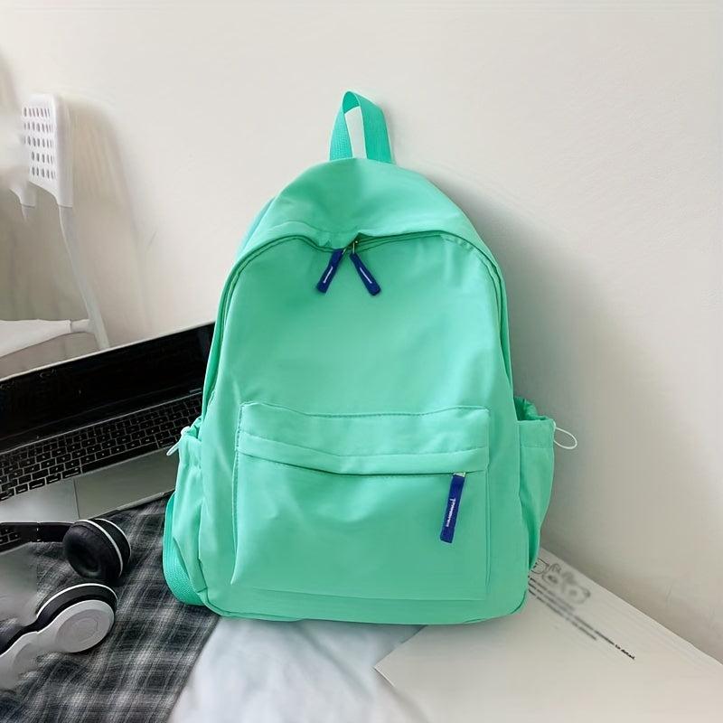 Large Capacity Preppy Backpack for College School Travel Girls