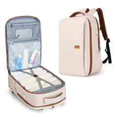 Large Capacity Minimalist Travel Backpack All Match Zipper Luggage Daypack