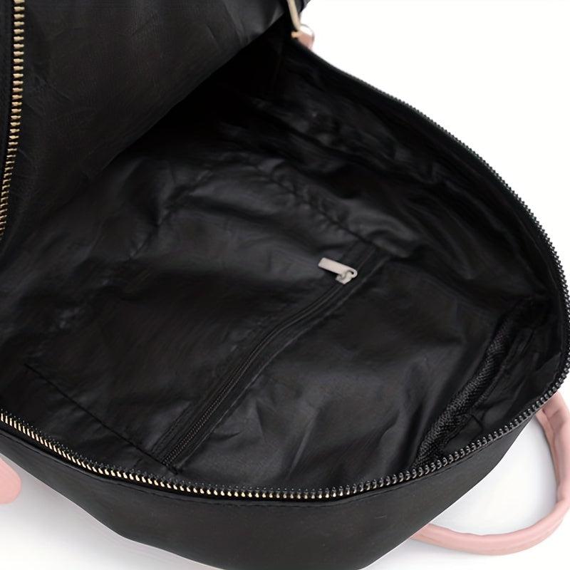 Functional Anti Theft Backpack Preppy School Bag Women's Daypack