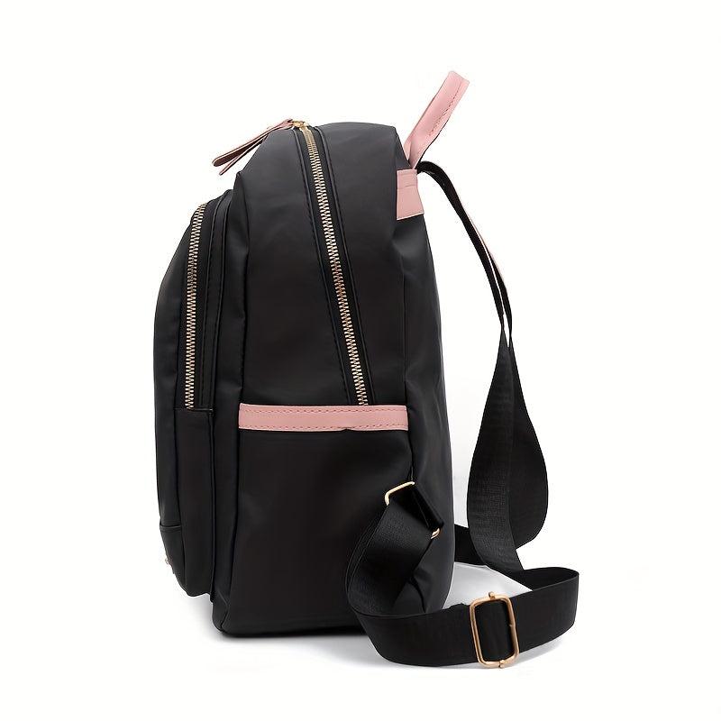 Functional Anti Theft Backpack Preppy School Bag Women's Daypack