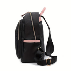 Functional Anti Theft Backpack Preppy School Bag Women's Daypack