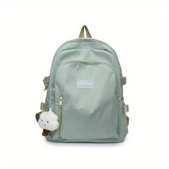 Large Capacity Canvas Backpack Durable Lightweight School Travel Bag