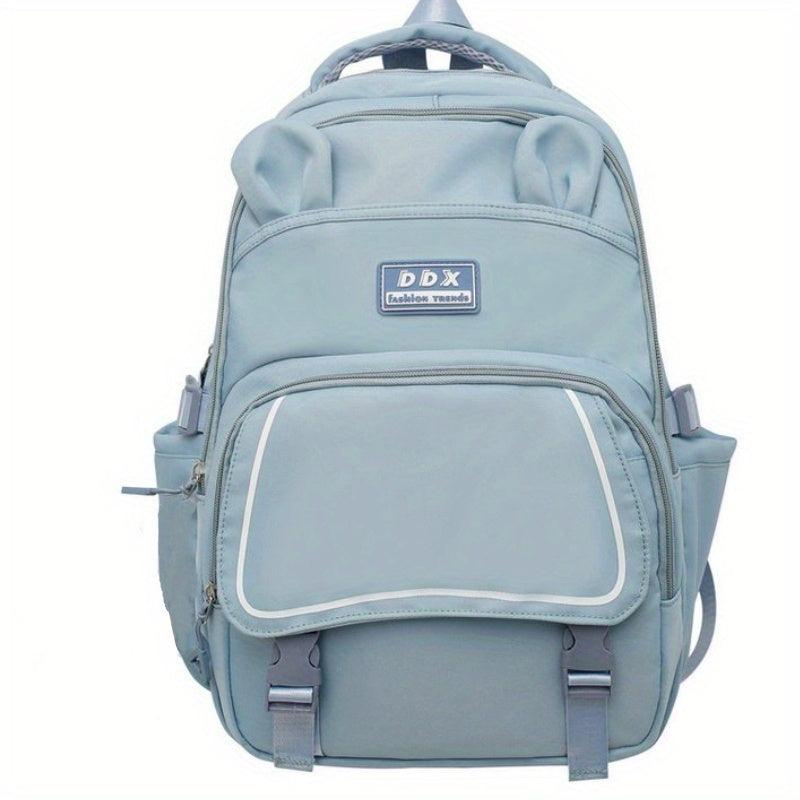 Student Backpack Preppy Style School Bag Lightweight Travel Bookbag