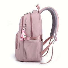 Student Backpack Preppy Style School Bag Lightweight Travel Bookbag