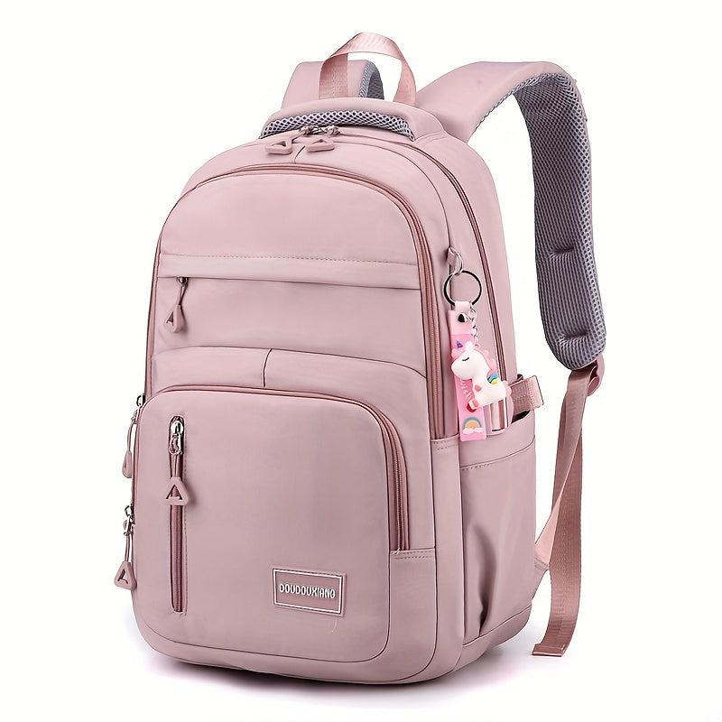 Student Backpack Preppy Style School Bag Lightweight Travel Bookbag
