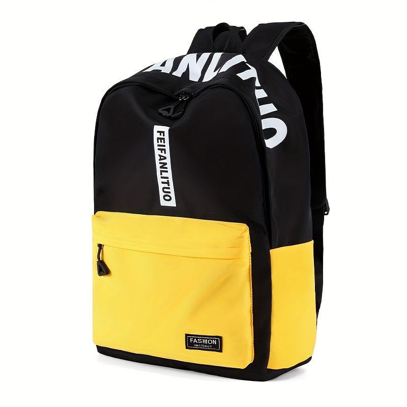 Large Capacity Backpack Heavy Duty Preppy School Bag
