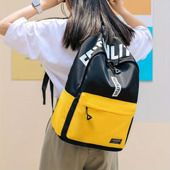 Large Capacity Backpack Heavy Duty Preppy School Bag