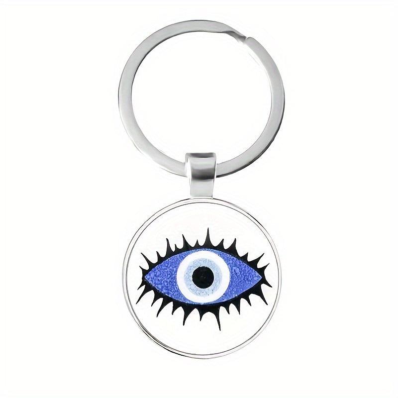 Evil Eye Keychain Time Gemstone Keychain For Men