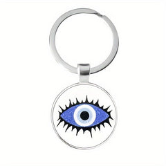Evil Eye Keychain Time Gemstone Keychain For Men