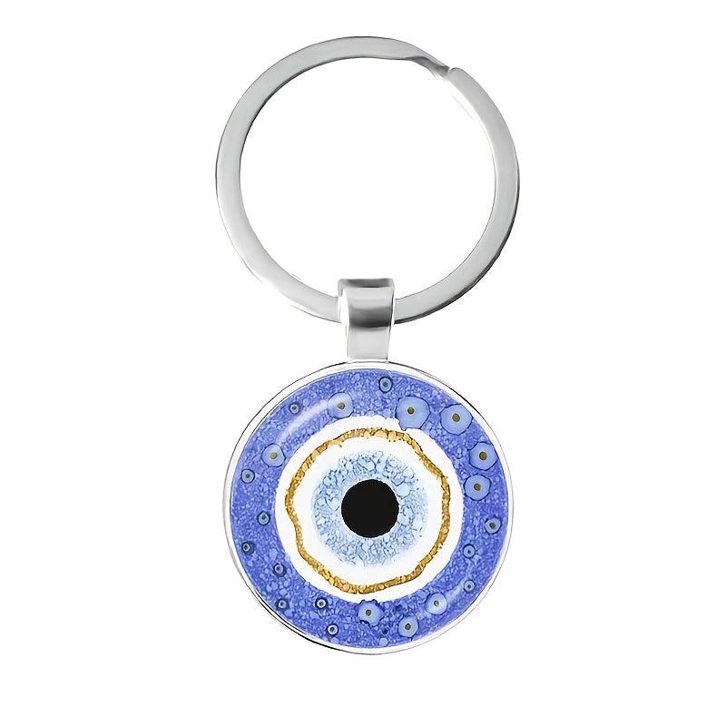 Evil Eye Keychain Time Gemstone Keychain For Men