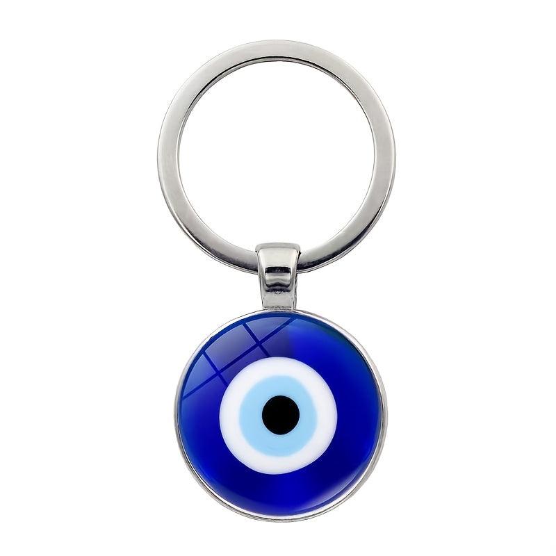 Evil Eye Keychain Time Gemstone Keychain For Men