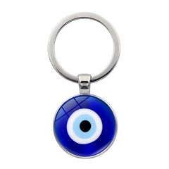 Evil Eye Keychain Time Gemstone Keychain For Men