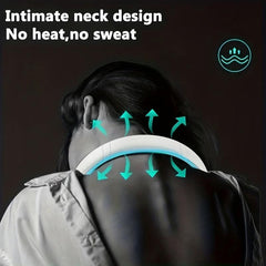 Portable Mini Folding Neck Fan USB Men