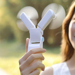USB Rechargeable Double Folding Pocket Fans