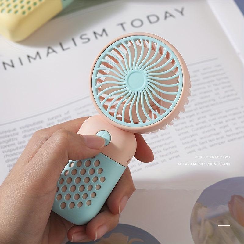 Handheld Fan USB Charging Portable Mini Desktop Mute Fan
