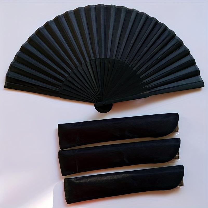 Chinese Style Vintage Hand Fan Folding Fans For Dance Wedding Party Favor
