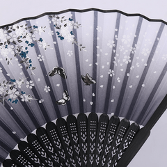 Classical Dance Fan Wooden Shank High Tassel Elegent Male Female Fan