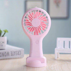 Handheld Fan Pocket Cooling USB Rechargeable Phone Holder