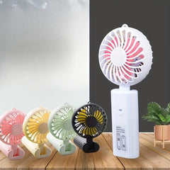 Mini USB Rechargeable Fan Portable Foldable Pocket Fan