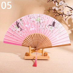 Vintage Lace Folding Hand Fan for Wedding Party