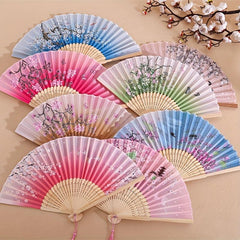 Vintage Lace Folding Hand Fan for Wedding Party